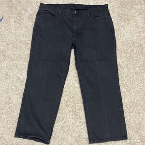 Levis 541 Black Athletic Taper Fit Jeans Mens 40x25  (tag says 40x30) Flex